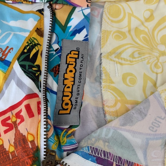 Loudmouth gold shorts - Picture 3 of 5